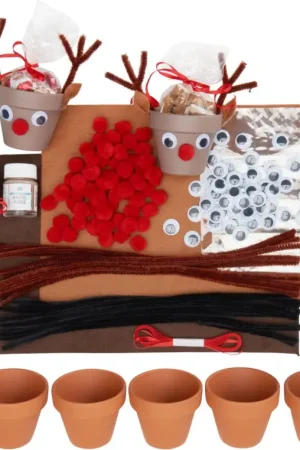 Kit créatif VBS « Élans en pot en terre cuite » Commander Vite