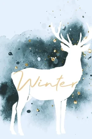Serviette « Watercolor Winter » Commander Vite