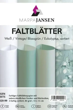Feuilles de pliage « Eucalyptus » Livraison Express