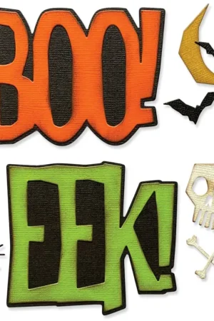 Gabarit d’estampe Sizzix Thinlits « Big Frights by Tim Holtz » Promotion