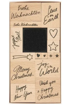 Prix Promo Set de tampons XL "Joy to the World".