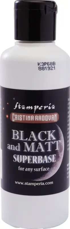 BLACK and MATT Superbase Stamperia Bon Plan