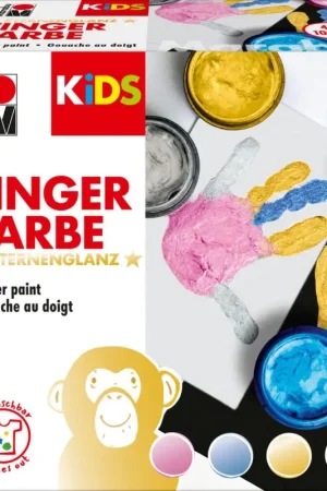 Affaire À Saisir Coffret peinture au doigt Marabu KiDS « Éclat des étoiles »