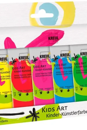 Achat Immédiat Peinture beaux-arts pour enfants KREUL Kids Art , 8 x 20 ml