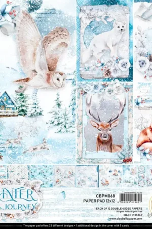 Papier scrapbooking « Winter Journey » Nouvel Arrivage