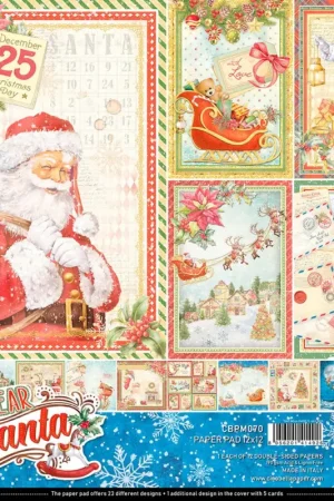 Meilleur Prix Papier de scrapbooking « Dear Santa »