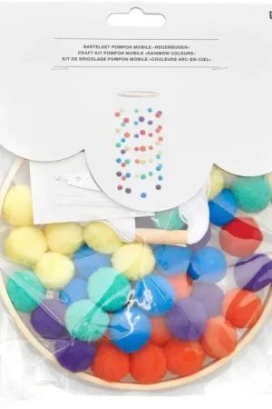 Kit créatif pompon « Mobile » Nouvelle Collection