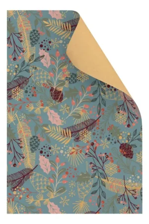 Papier cartonné vintage « Branchages d’hiver » Bon Plan
