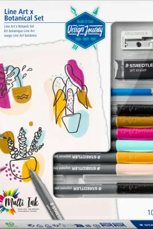 Populaire Set Staedtler « Line Art & Botanical »