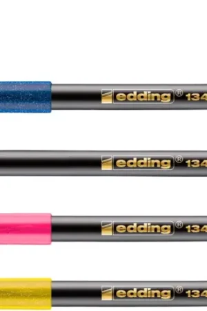 Offre Spéciale edding 1340 feutres pinceaux pailletés, set de 4