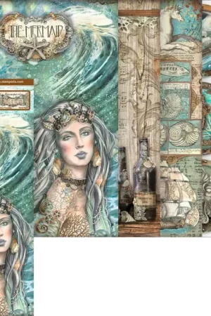 Assortiment de soies de paille à motifs « Songs of the Sea » Vente Flash
