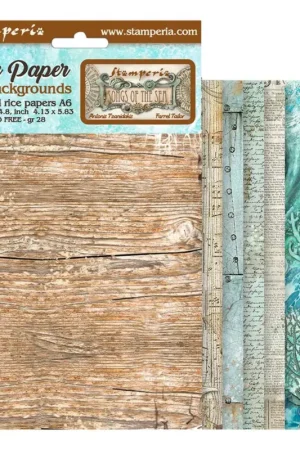 Solde Soies de paille à motifs Backgrounds « Songs of the Sea »