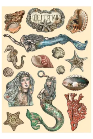 Motifs découpés au laser « Songs of the Sea – Sirène » Dernier Modèle