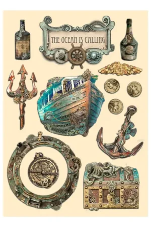 Motifs découpés au laser « Songs of the Sea - The Ocean is calling » Acheter En Ligne