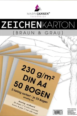Assortiment de papiers à dessin « Vintage & Grey Line » Acheter En Ligne