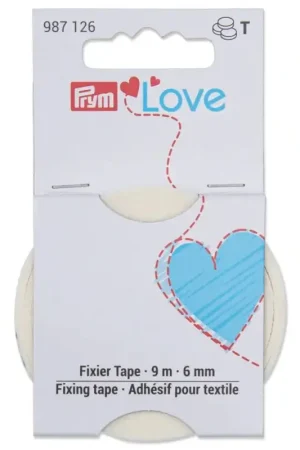 Top Vente Ruban adhésif pour textile Prym Love, 6 mm, lavable