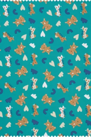 Nouveauté Tissu jersey au mètre « Animaux préférés »