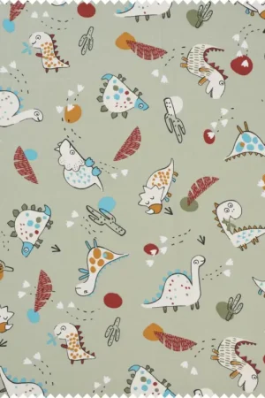 Tissu jersey au mètre « Dinos » Commander Vite