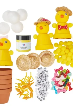 Kit créatif VBS « Poussins en pots en terre cuite » Bon Plan