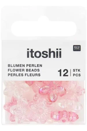 Assortiment de perles itoshii « Fleurs holographiques » Expédié Aujourd'hui