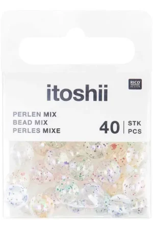 Commande En Gros Assortiment de perles itoshii « Paillettes holographiques »