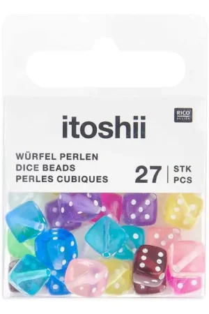 Assortiment de perles itoshii « Dés » Bon Marché