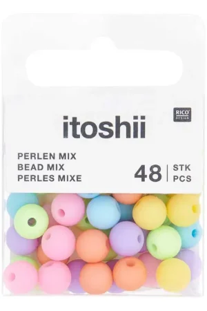 Achat Immédiat Assortiment de perles itoshii « Pastel Matt »