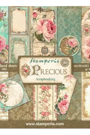 Top Vente Bloc de papier scrapbooking « Precious »