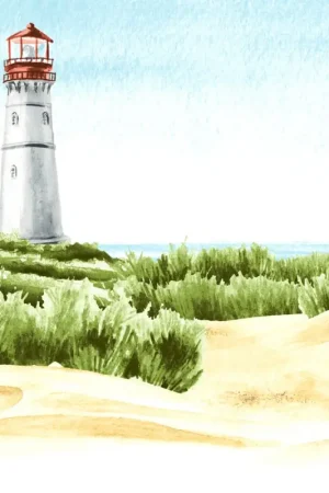 Serviette « Beach Lighthouse » Paiement Sécurisé