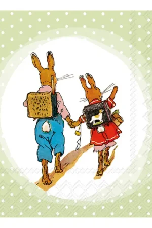 Serviette « Hans et Gretchen » Super Prix