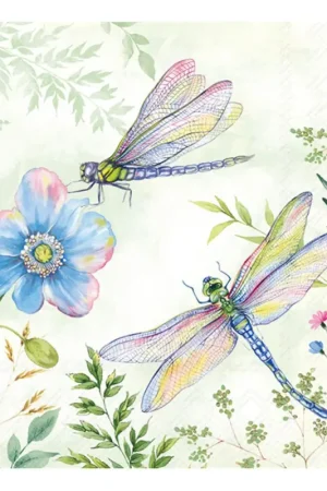 Serviette « Libellules » Bon Plan