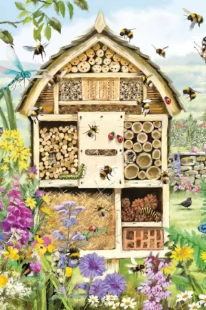 Serviette « Hôtel à insectes » Offre Spéciale