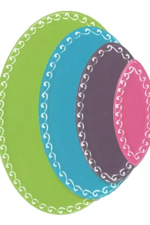 Gabarit d'estampe Sizzix Framelits « Ovals by Stacey Park » Réduction