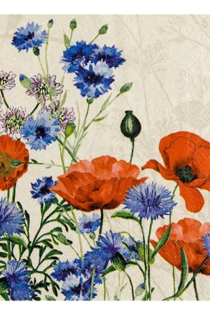Prix Réduit Serviette « Wild Poppies »