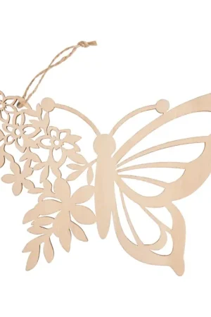 Papillon /déco à suspendre VBS « Flora », contreplaqué Must-Have