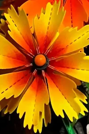 Gabarit de découpe pour fleurs à plier « Cosmea » Solde