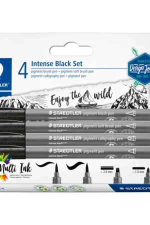 Pas Cher Intense Black STAEDTLER, set de 4