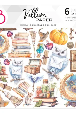 Petit Prix Papier vitrail à motifs « Wizard Academy »