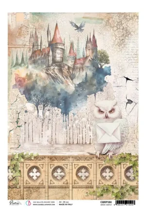 Soie de paille à motifs « Wizard Academy – Magic Castle » Commander Vite