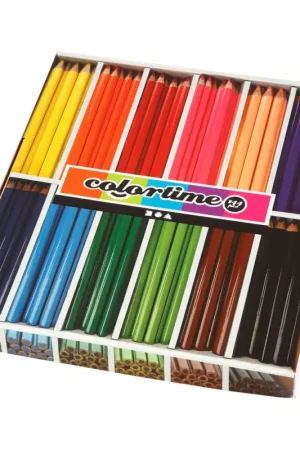 Crayons de couleur Colortime XXL « Jumbo », mine 5 mm Meilleure Vente