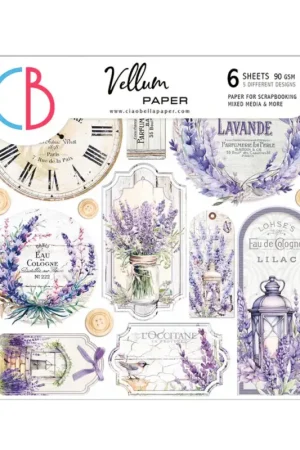 Solde Papier vitrail à motifs « Morning in Provence »