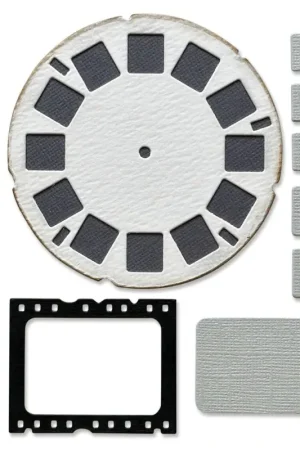 Gabarit d'estampe Sizzix Thinlits « Picture Show by Tim Holtz » Nouvel Arrivage