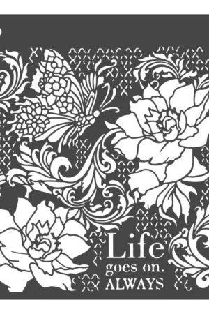 Pochoir « Ethereal – Life goes on » Bon Marché