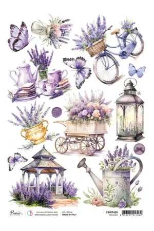 Satisfait Ou Remboursé Soie de paille à motifs « Morning in Provence – Provence »