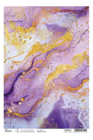 Produit De Marque Soie de paille à motifs « Ethereal – Luxury Marble »