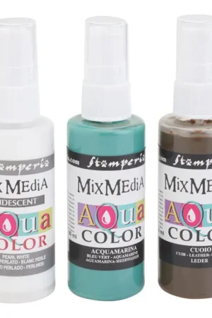 Peintures Stamperia Aquacolor « Create Happiness », set de 3 Top Vente