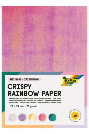Assortiment de papier iridescent « Crispy Rainbow » Expédié Aujourd'hui