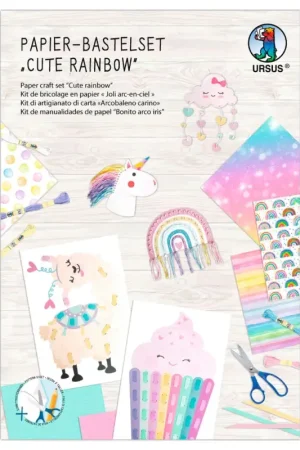 Meilleure Vente Kit créatif papier « Cute Rainbow »