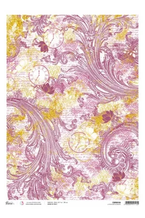 Soie de paille à motifs « Ethereal – Elements » Paiement Sécurisé