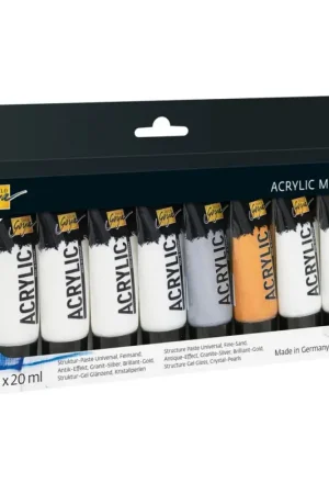 Seulement Aujourd'hui Acrylic Medium SOLO GOYA , set de 8 tubes de 20 ml